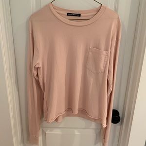 Brandy Melville Pink Longsleeve